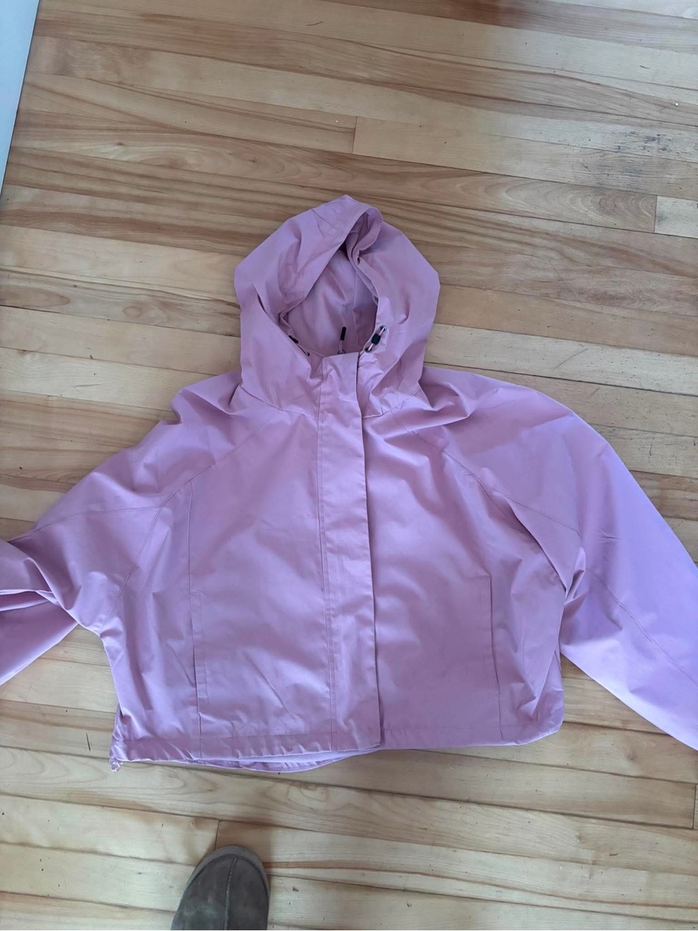 New Balance Pink Hooded Utility Windbreaker Jacket